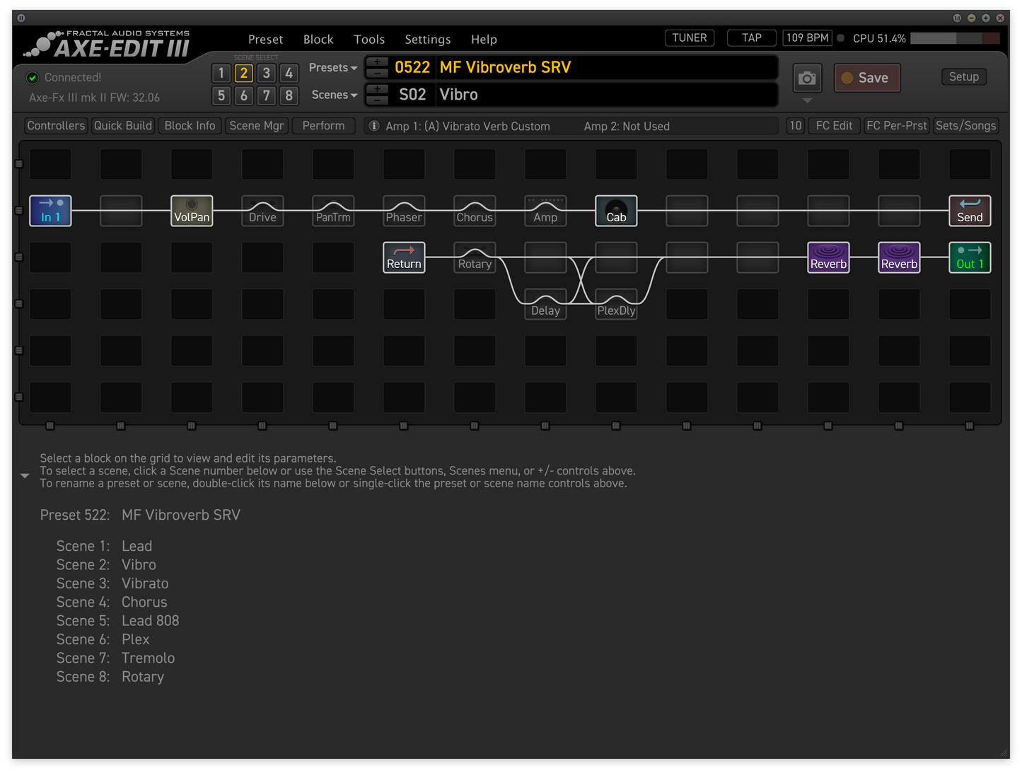 MF Vibroverb SRV FX3