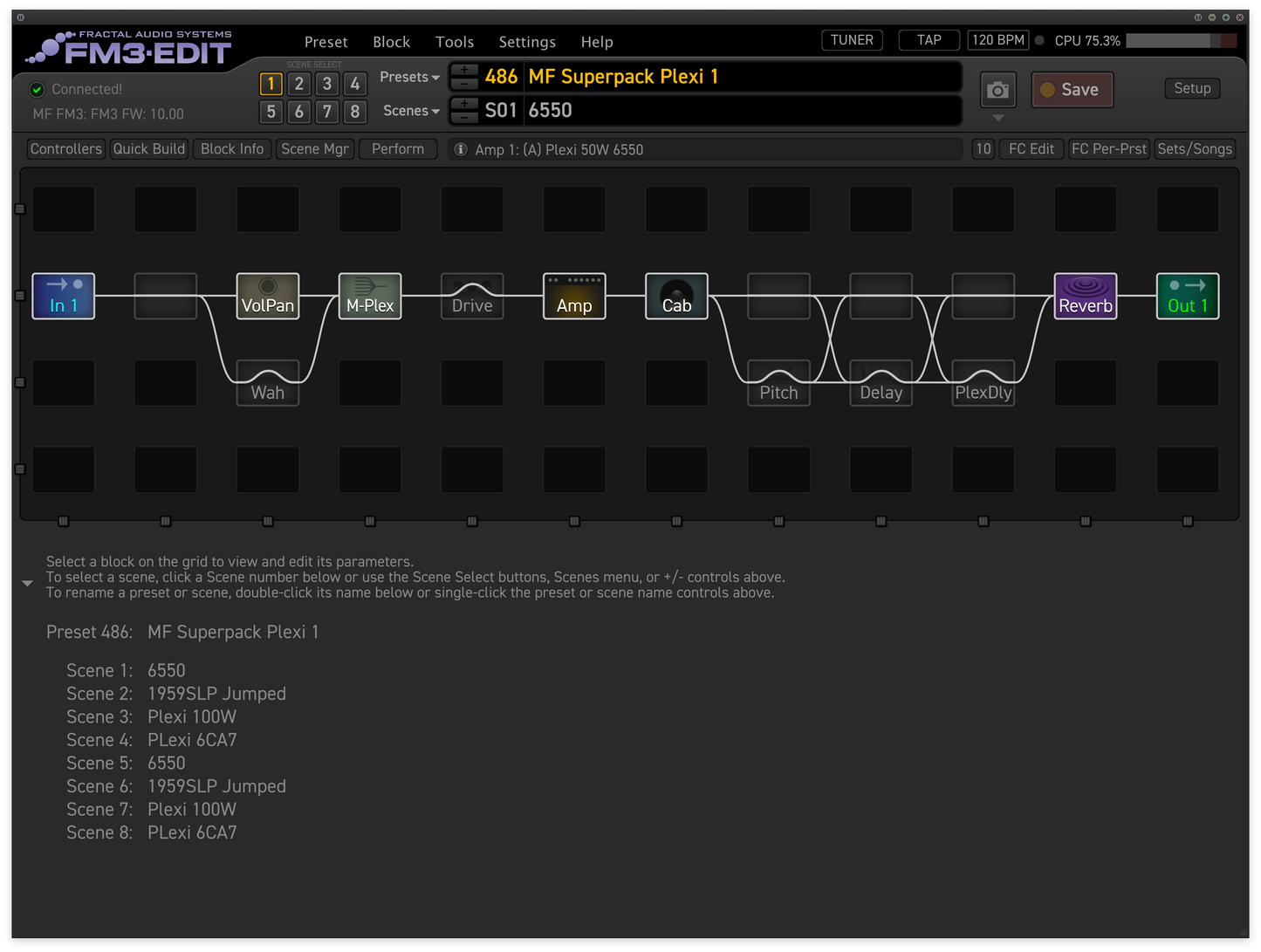 MF Superpack Plexi FM3