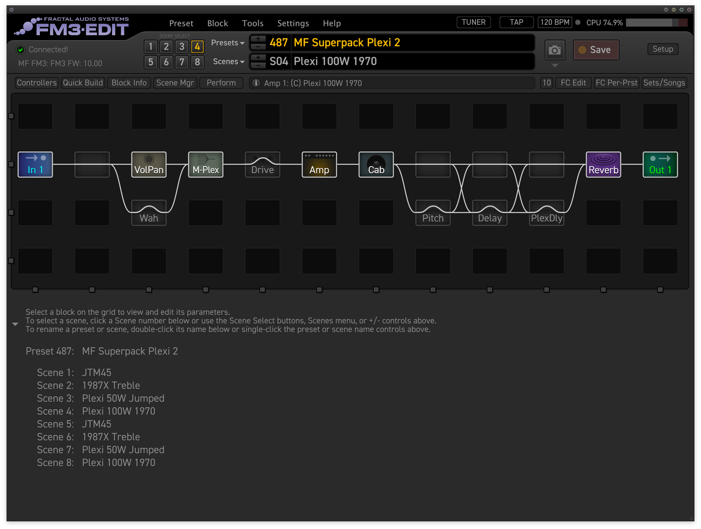 MF Superpack Plexi FM3